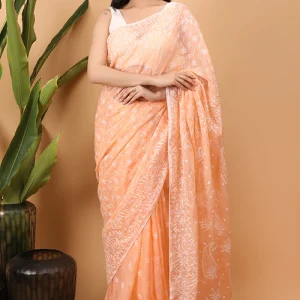 chikan sarees